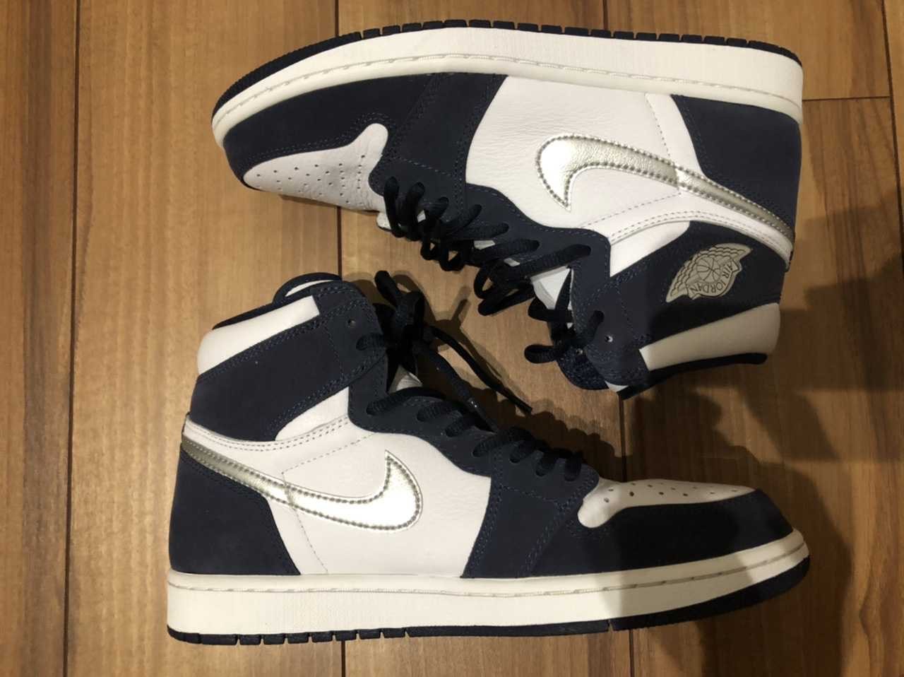 Nike Air Jordan 1 High OG CO.JP "White/Midnight Navy" (2020)(ブリーフケースなし)