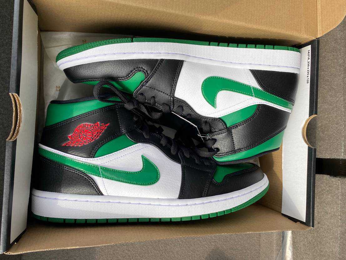 NIKE AIR JORDAN 1 MID "PINE GREEN"