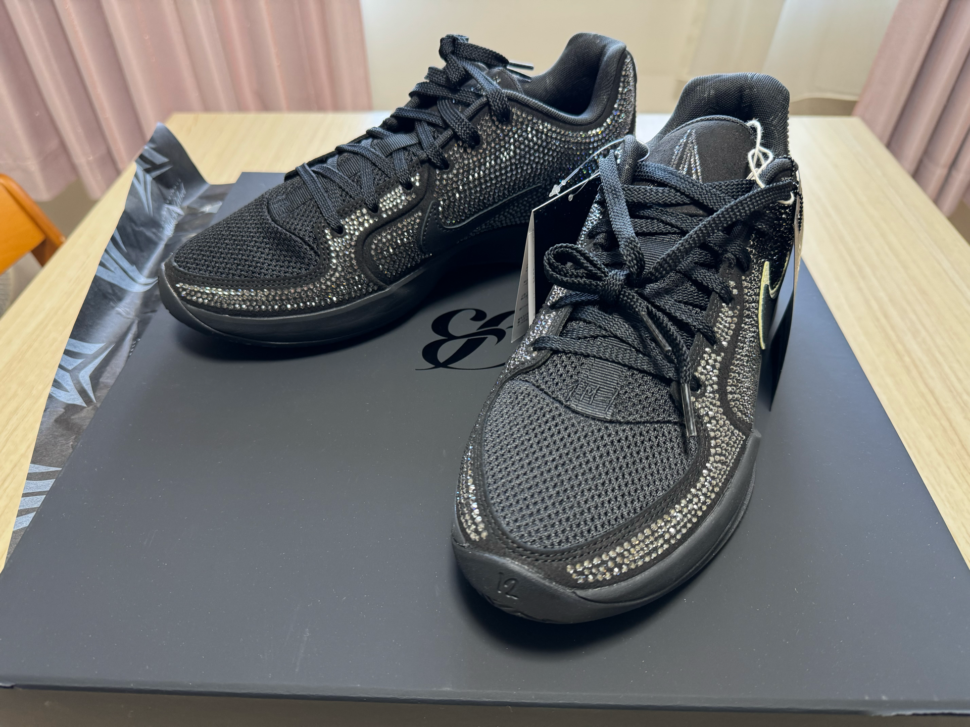 Swarovski × Nike Ja 2 "Black Label" (HV9998-001/HV9999-001)