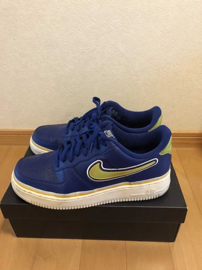 NBA × Nike Air Force 1 Low Sport "Deep Royal/University Gold"
