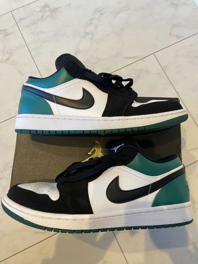 Nike Air Jordan 1 Low "White Black Mystic Green"