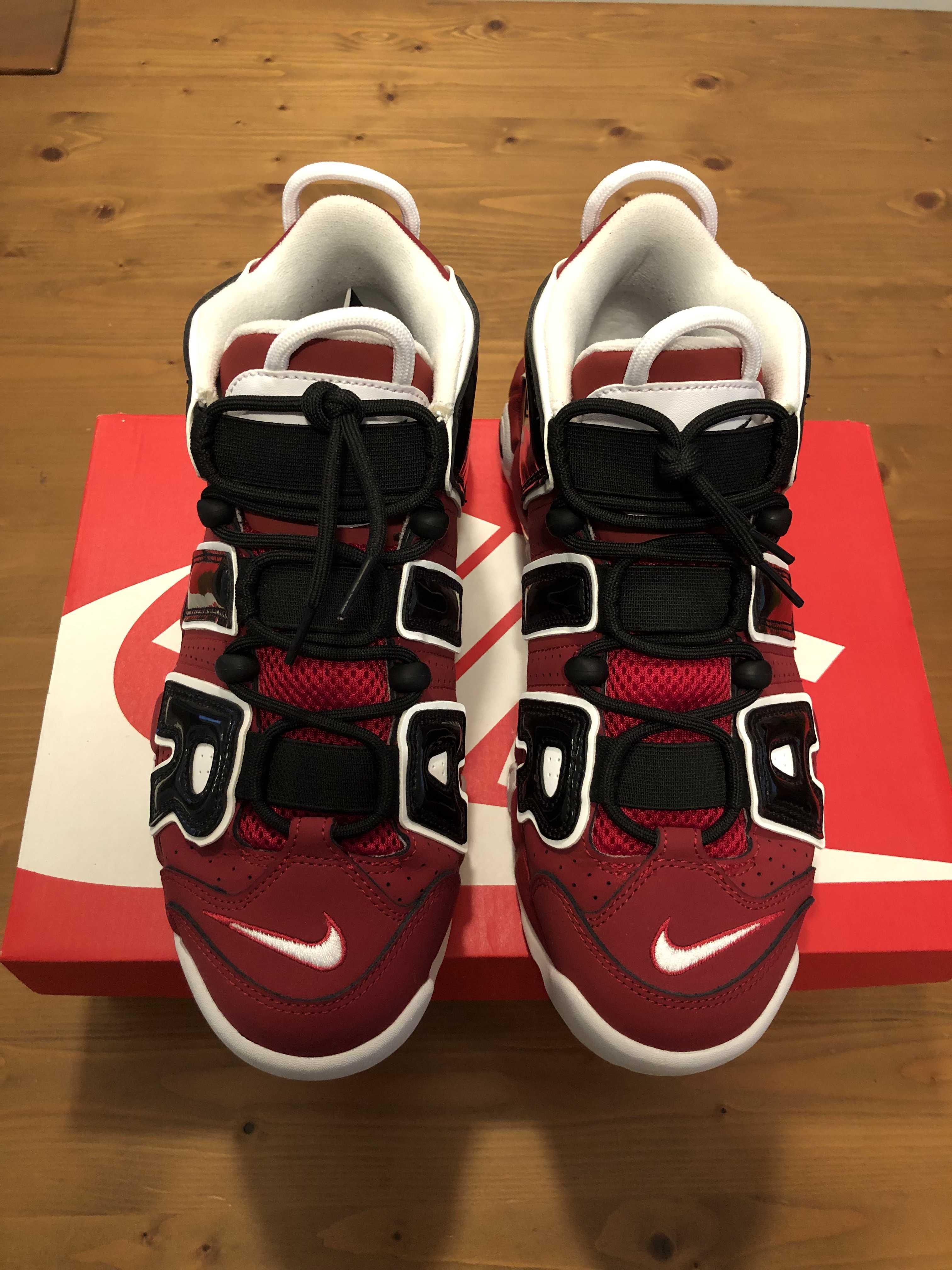 Nike Air More Uptempo ’96 "Black and Varsity Red" (2021)