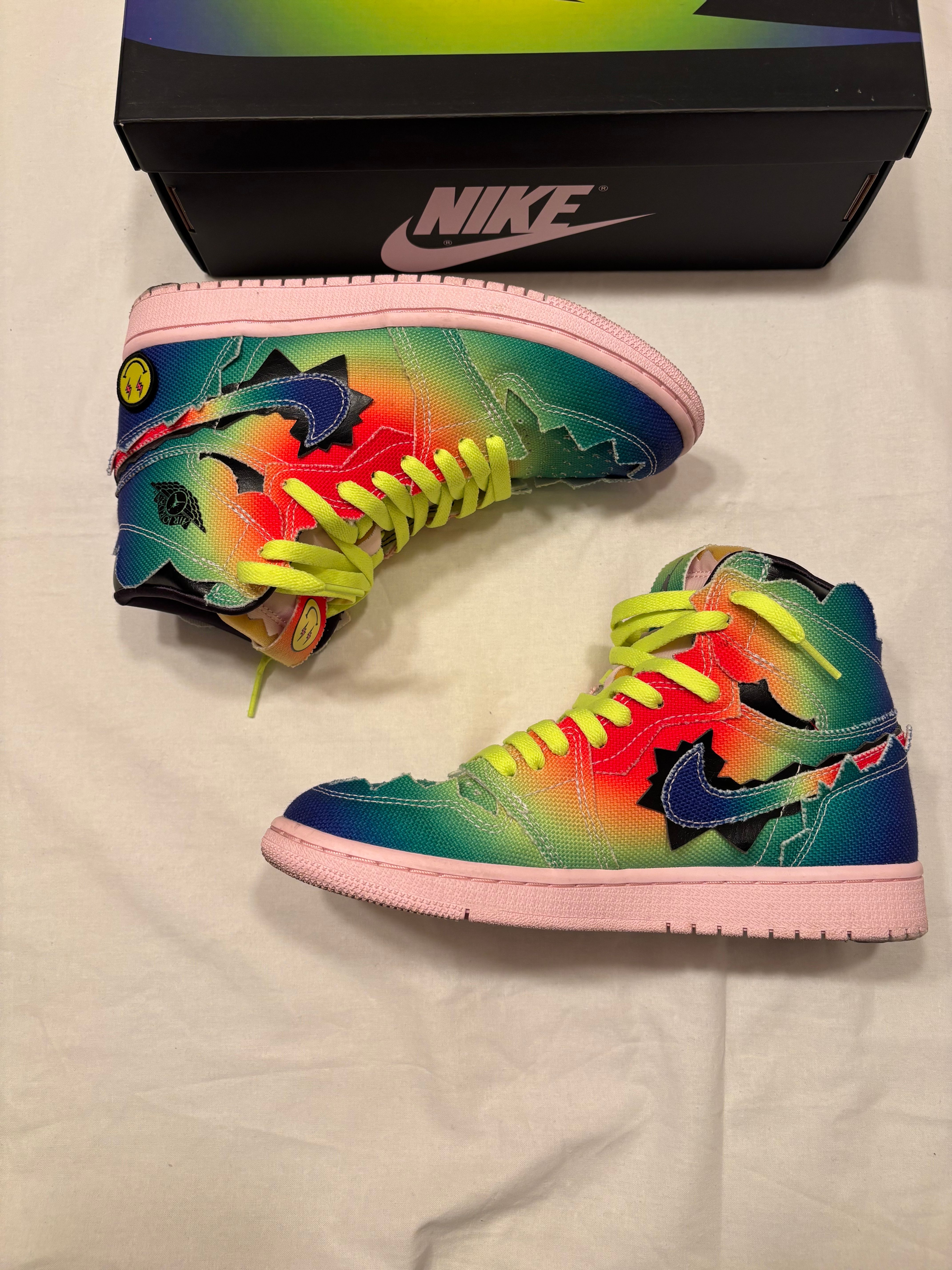 J Balvin × Nike Air Jordan 1 High OG "Rainbow"