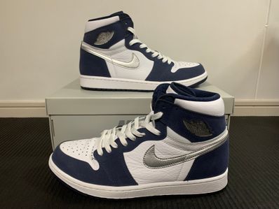 Nike Air Jordan 1 High OG CO.JP "White/Midnight Navy" (2020)(ブリーフケースなし)