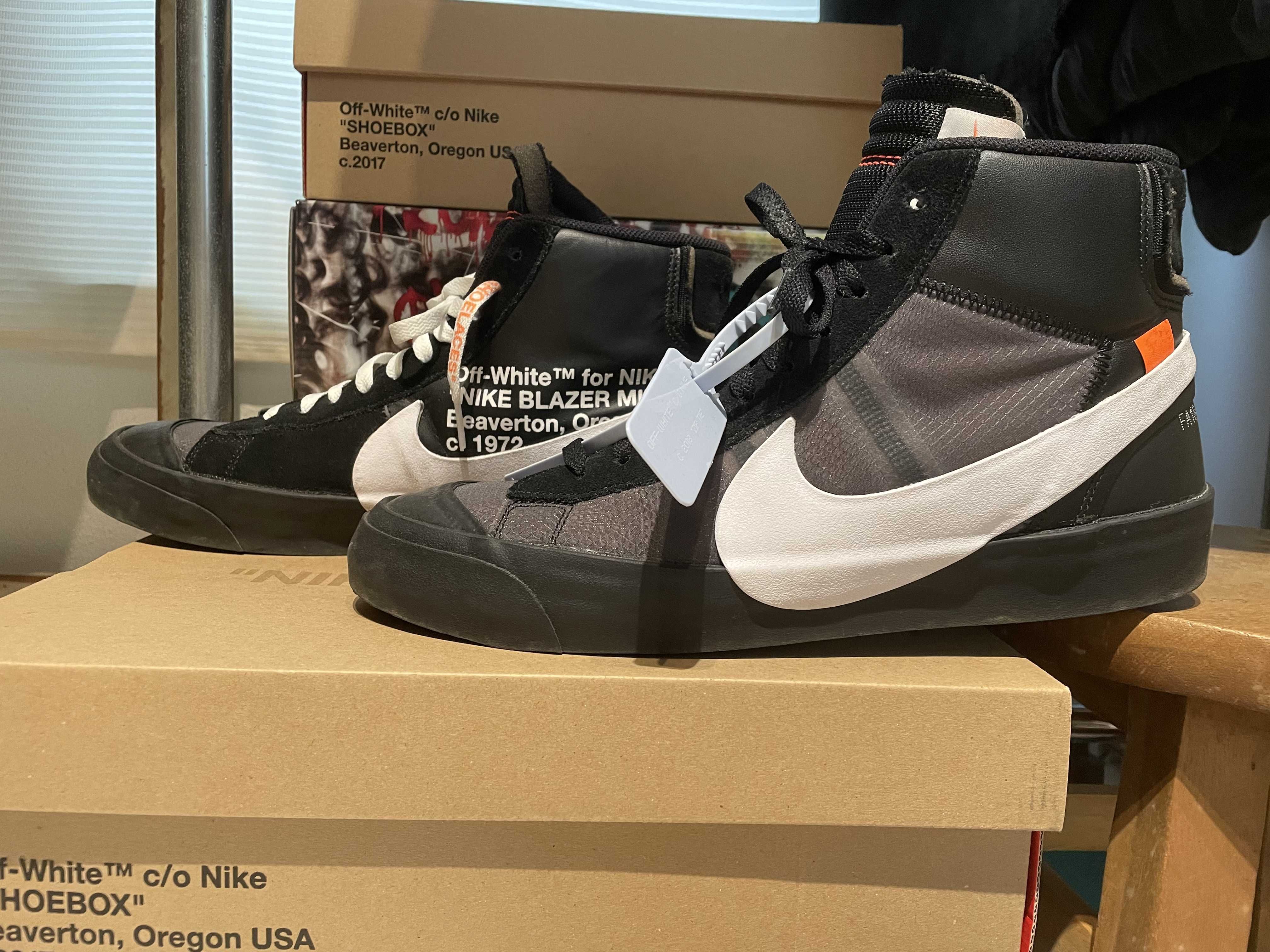 Off-White × Nike Blazer Studio Mid "Grim Reaper"