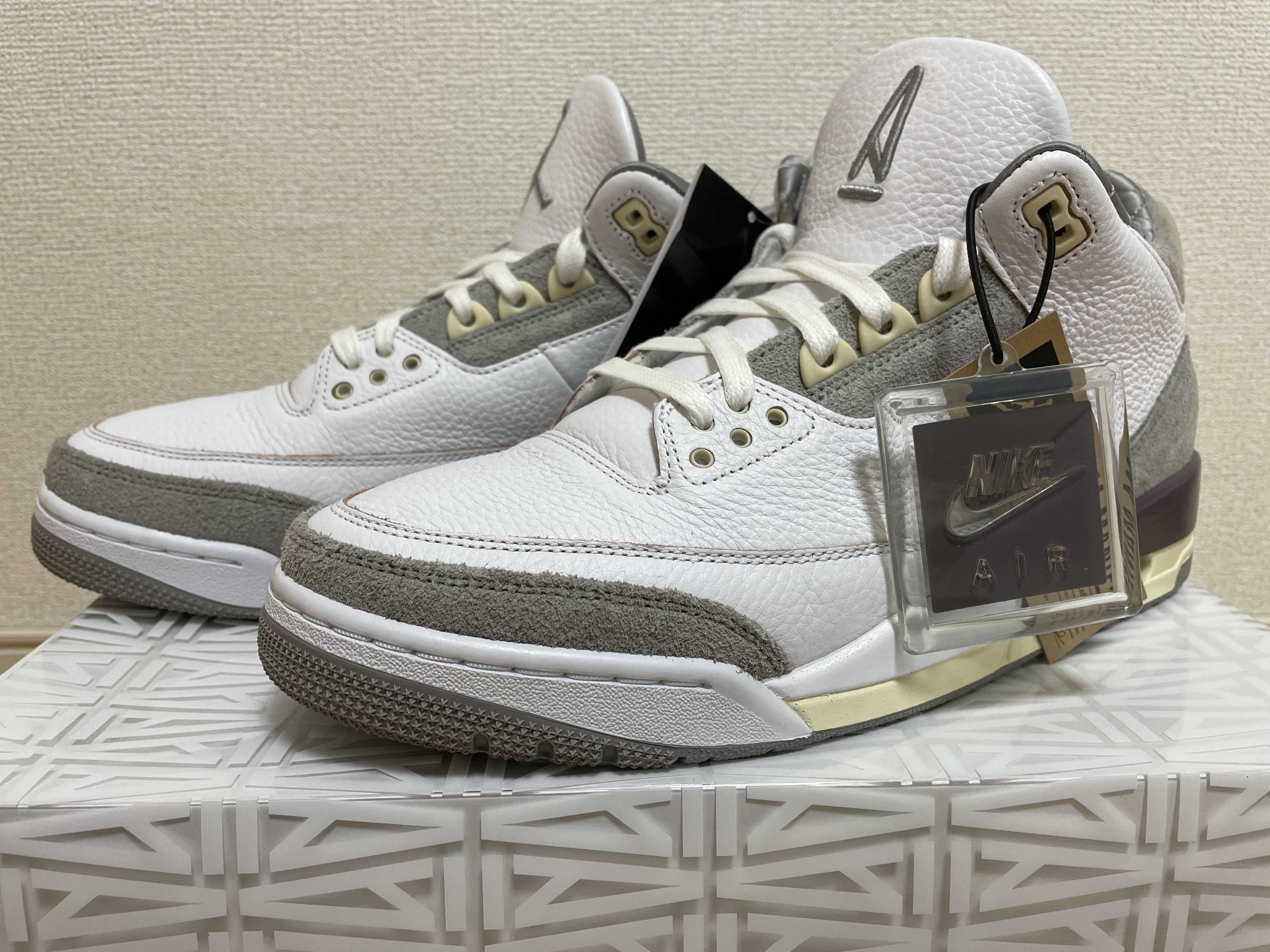 A Ma Maniere × Nike Women's Air Jordan 3 Retro SP "White/Medium Grey Violet Ore"