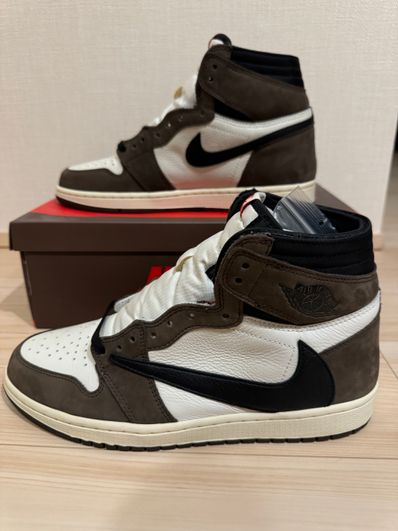 Travis Scott × Nike Air Jordan 1 Retro High OG TS SP "Sail/Dark Mocha"