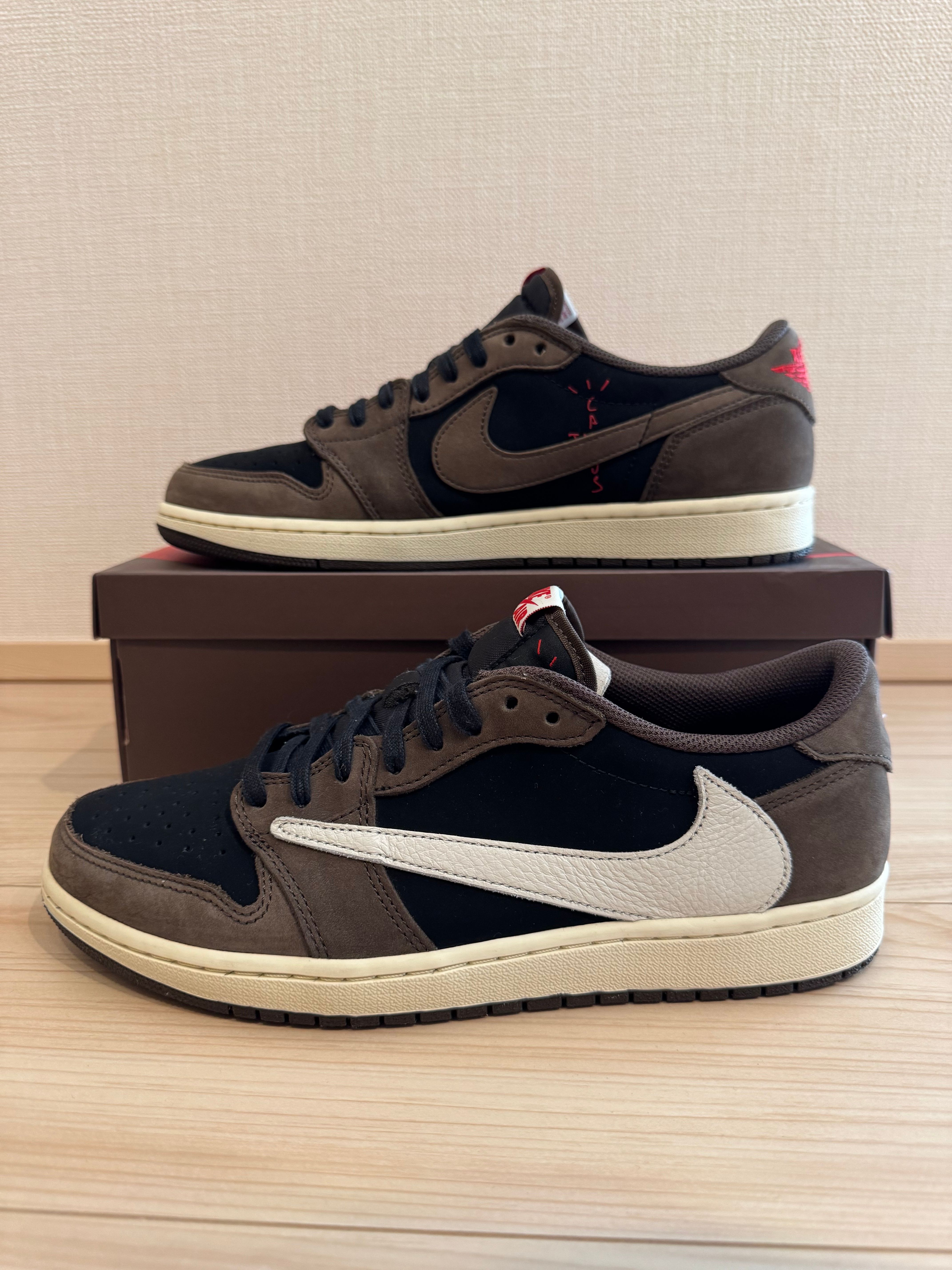 Travis Scott × Nike Air Jordan 1 Low OG SP-T "Black/Dark Mocha"