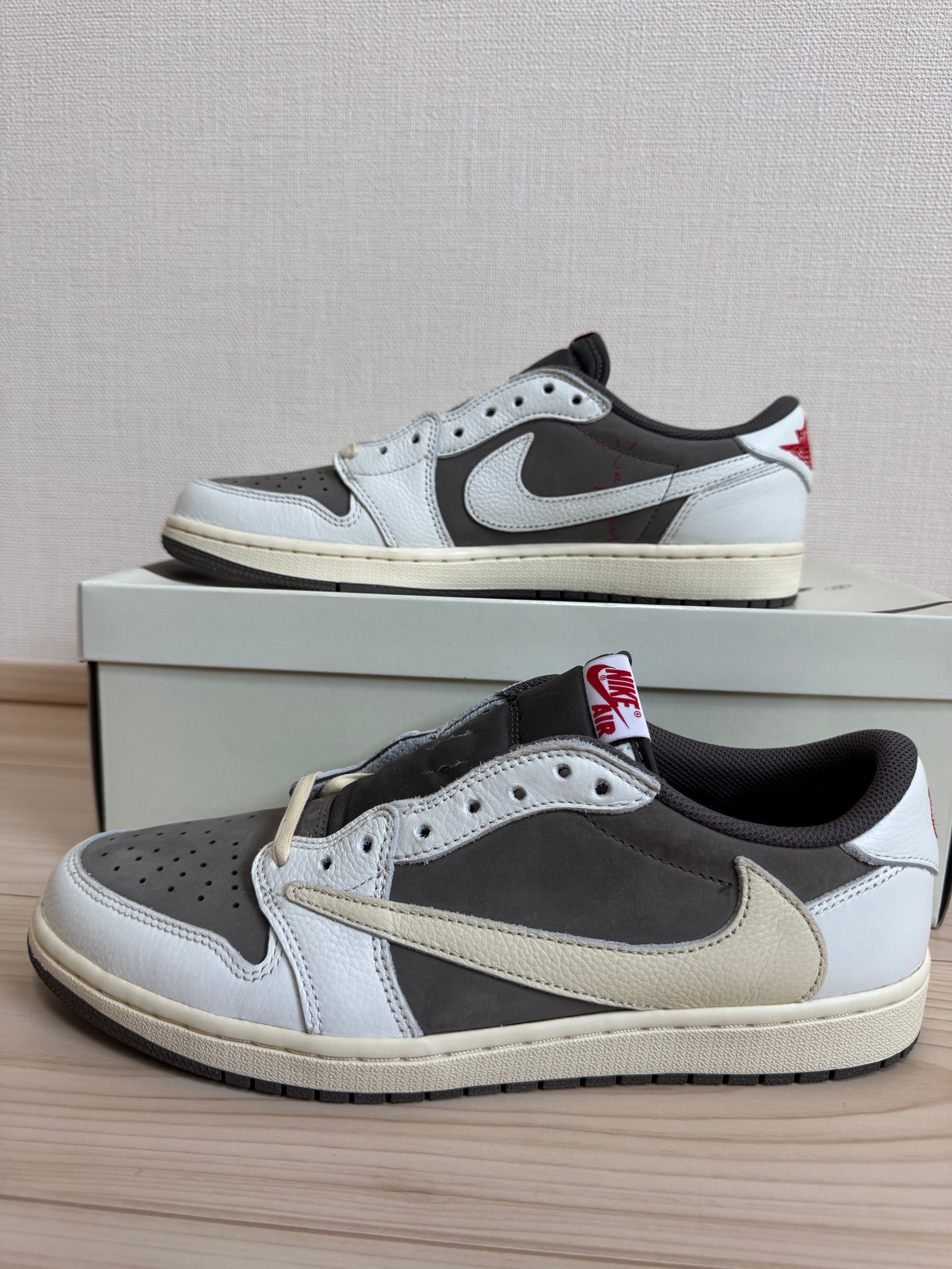 Travis Scott × Nike Air Jordan 1 Low OG SP "Reverse Mocha/Sail and Ridgerock"