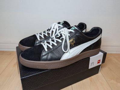 Puma Clyde MIJ GS "Black/White"