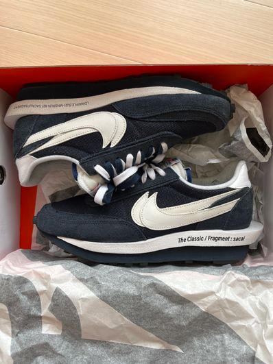 Fragment × sacai × Nike LD Waffle "Blackended Blue"