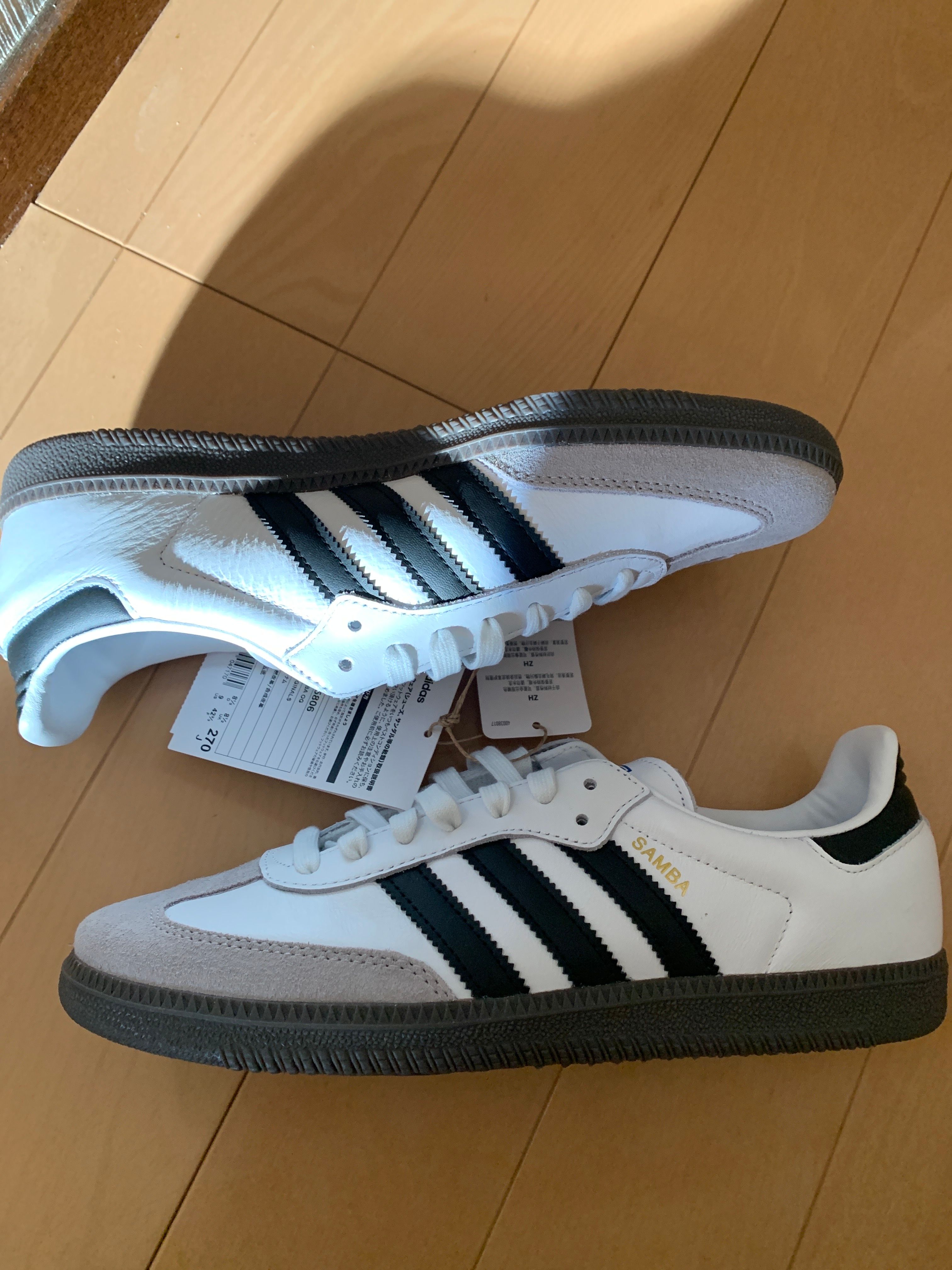 adidas Samba OG "Cloud White/Core Black/Clear Granite"