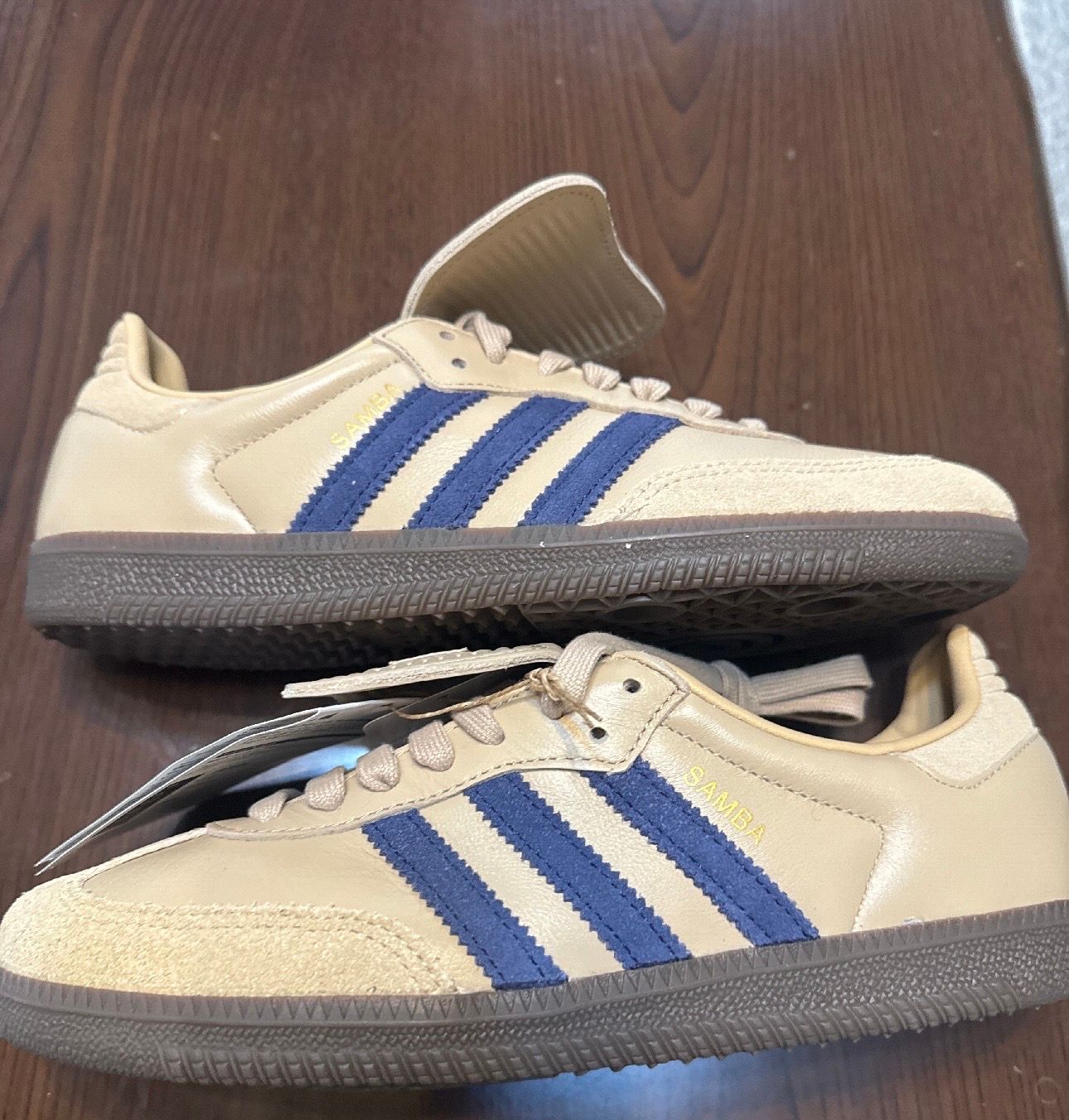adidas Samba LT "Beige/Dark Blue/Gum" (BILLY'S Exclusive)
