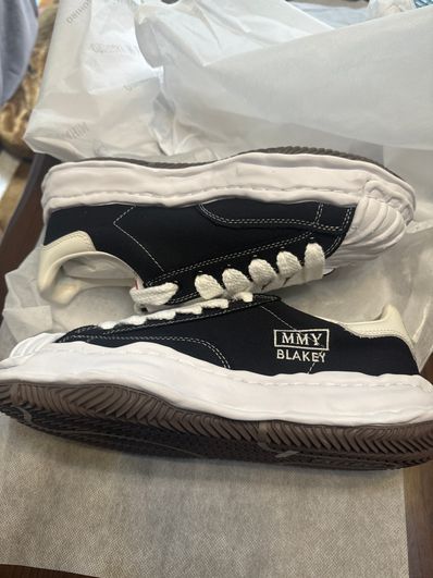 Maison MIHARA YASUHIRO BLAKEY OG Sole Canvas Low-top Sneaker "Black" (A08FW735)