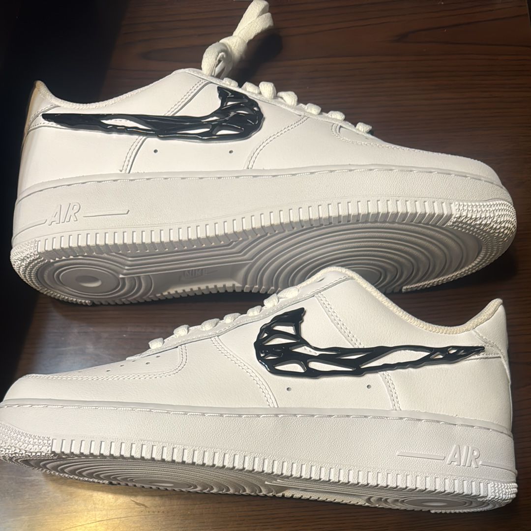 Nike Women's Air Force 1 Low '07 LX "Metal Swoosh/White/Black"