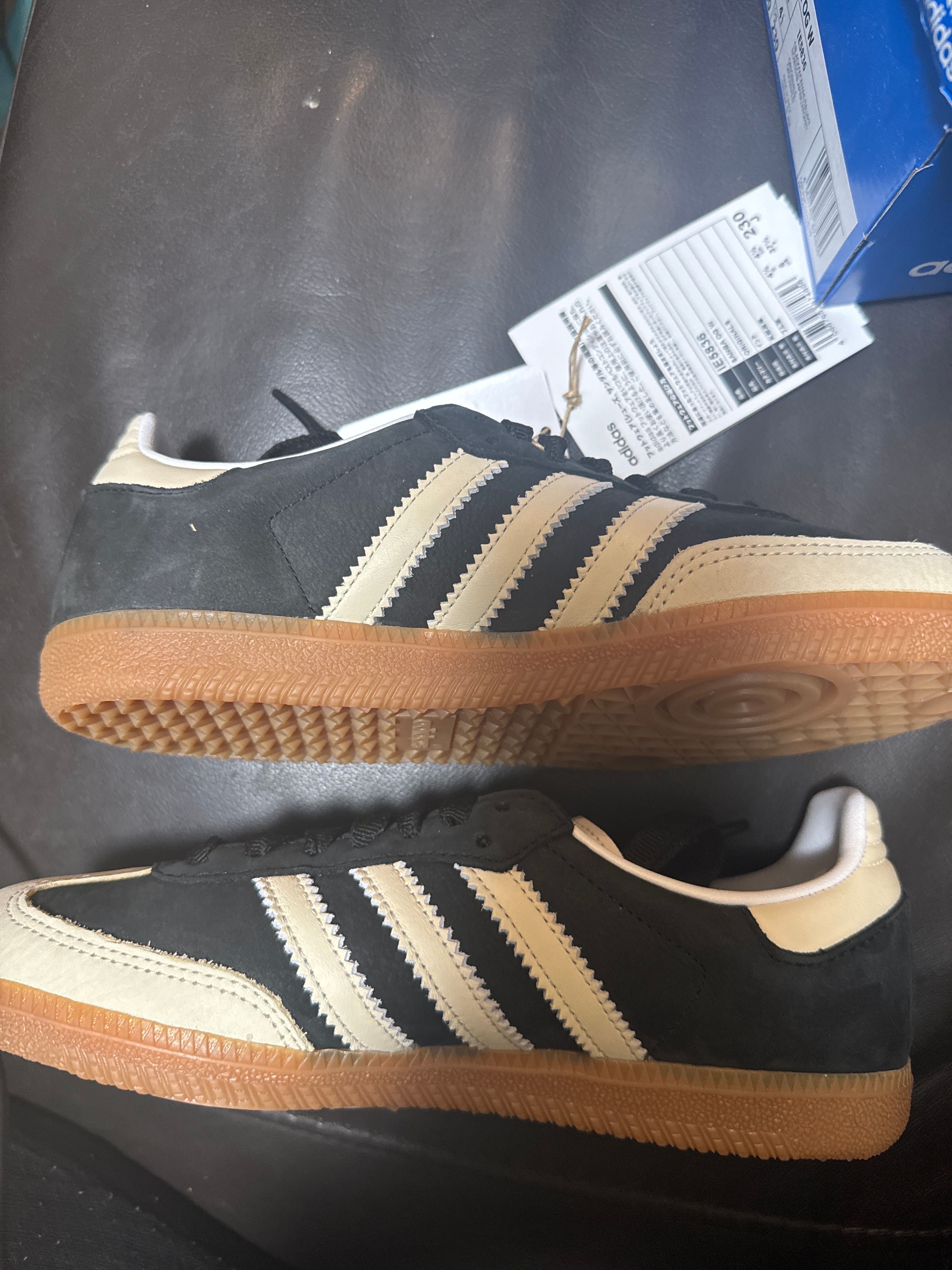 adidas Women's Samba OG "Core Black/Wonder White/Silver Metallic"