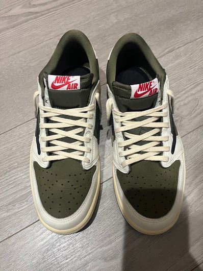 Travis Scott × Nike Air Jordan 1 Low OG SP "Reverse Olive"