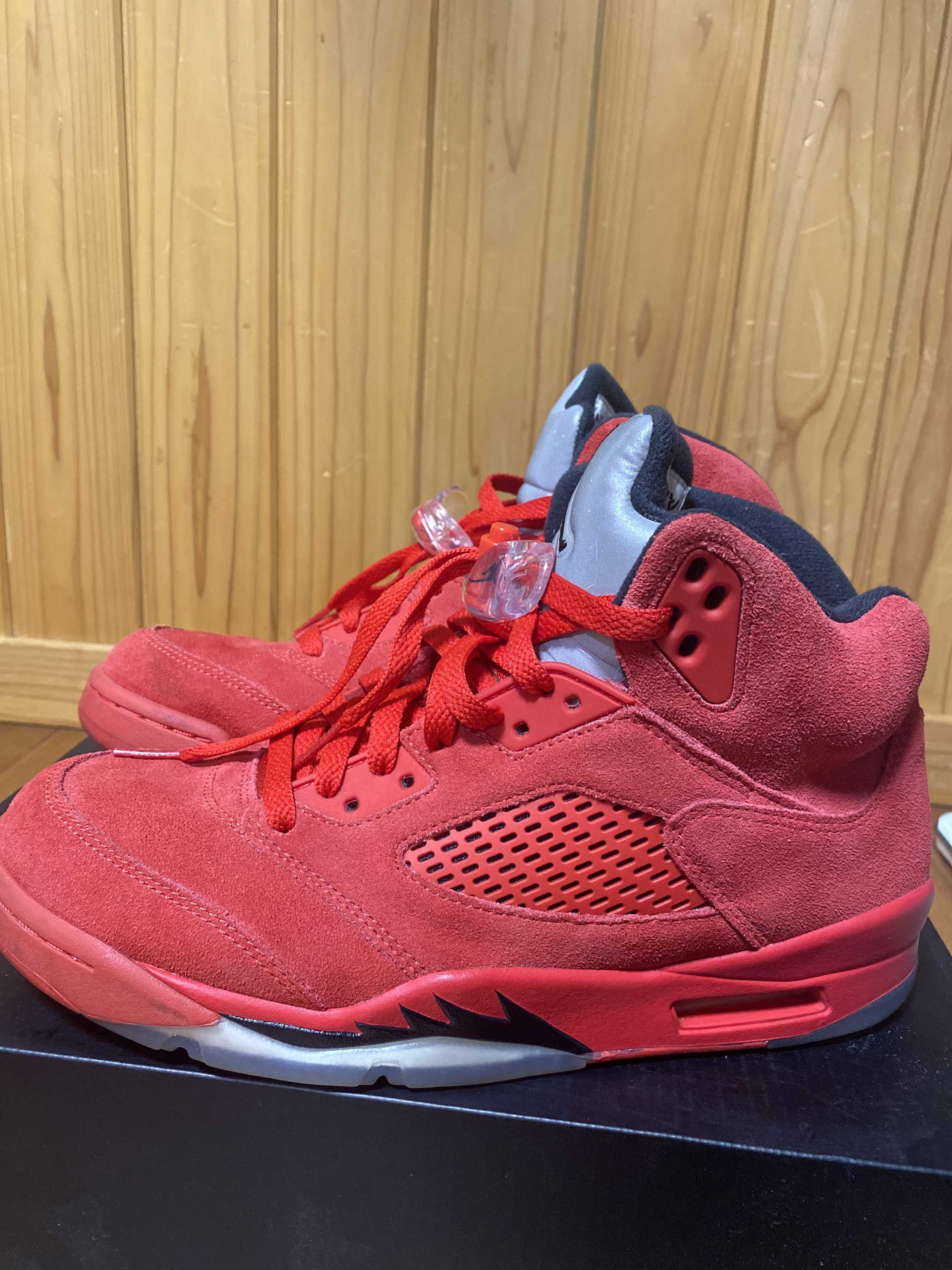Nike Air Jordan 5 Ratro "Red Suede"