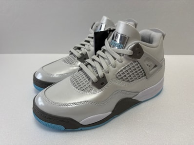 Nike PS Jordan 4 Retro "Photon Dust/Flat Pewter/White/Blue Chill"