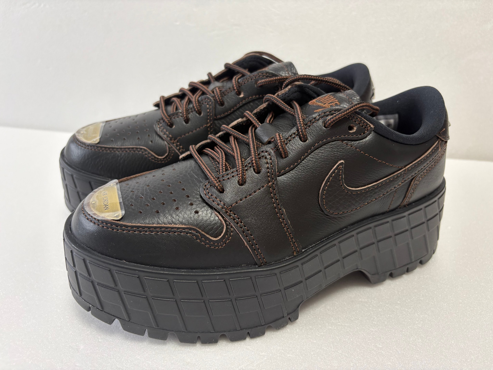 Nike Women's Air Jordan 1 Brooklyn Low "Black/Cacao Wow"