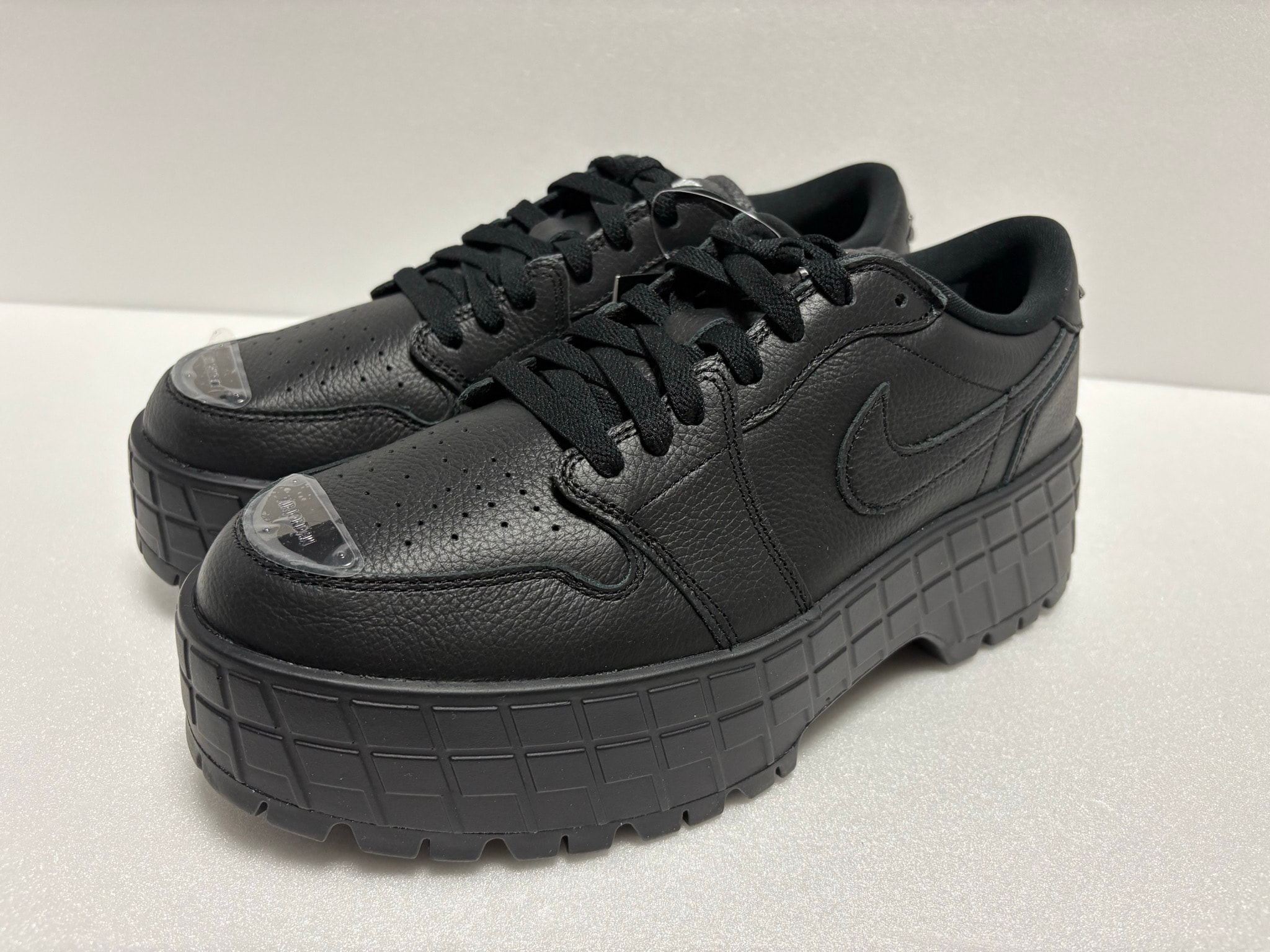 Nike Women's Air Jordan 1 Brooklyn Low "Black/White/Metallic Black"