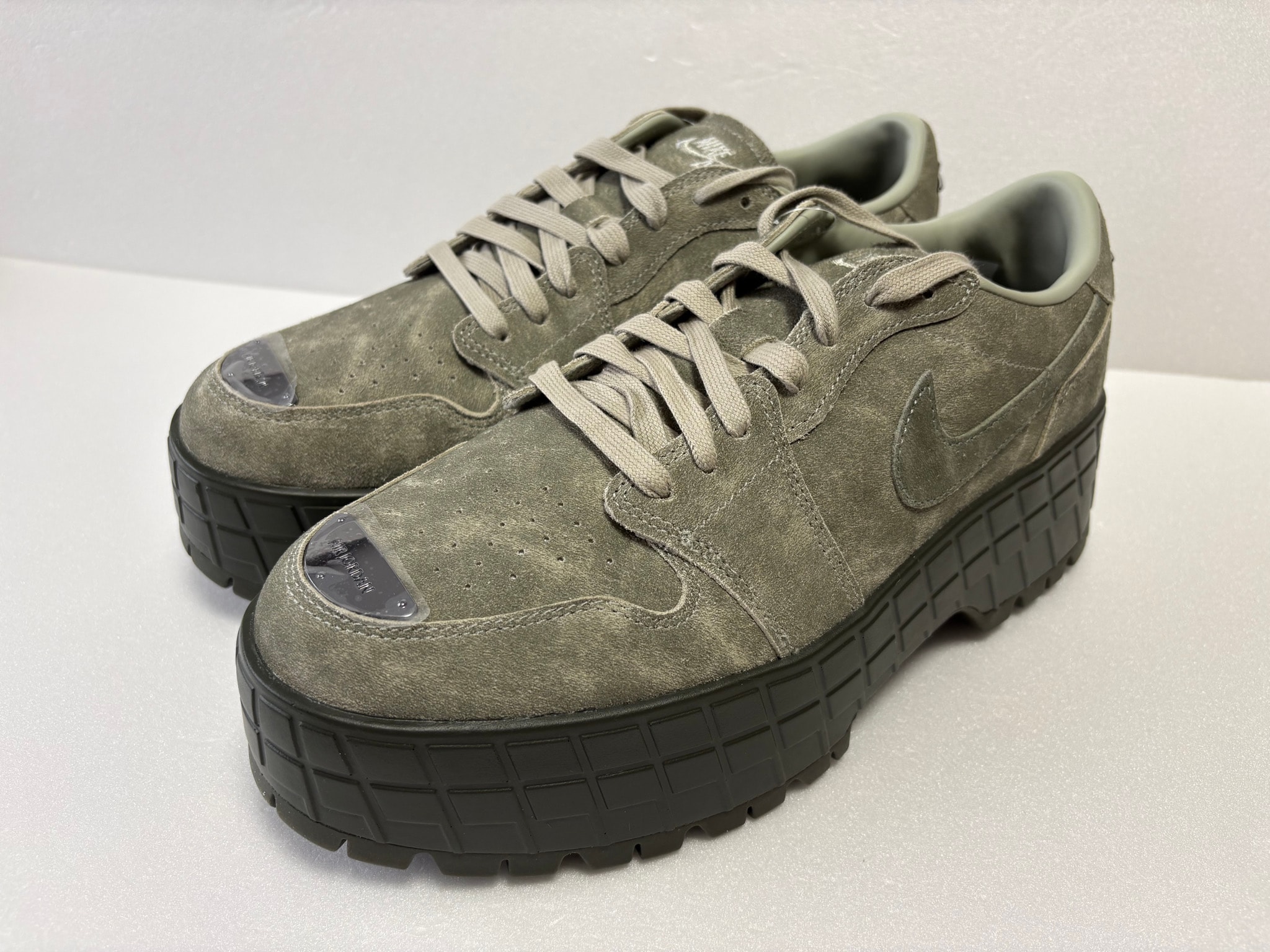 Nike Women's Air Jordan 1 Brooklyn Low "Spruce Fog/Cargo Khaki"