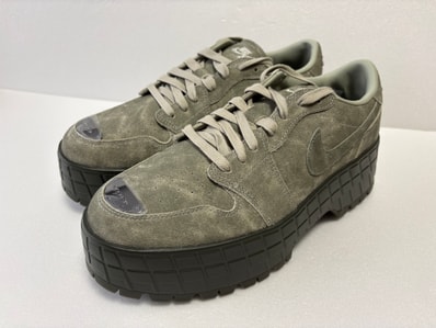 Nike Women's Air Jordan 1 Brooklyn Low "Spruce Fog/Cargo Khaki"