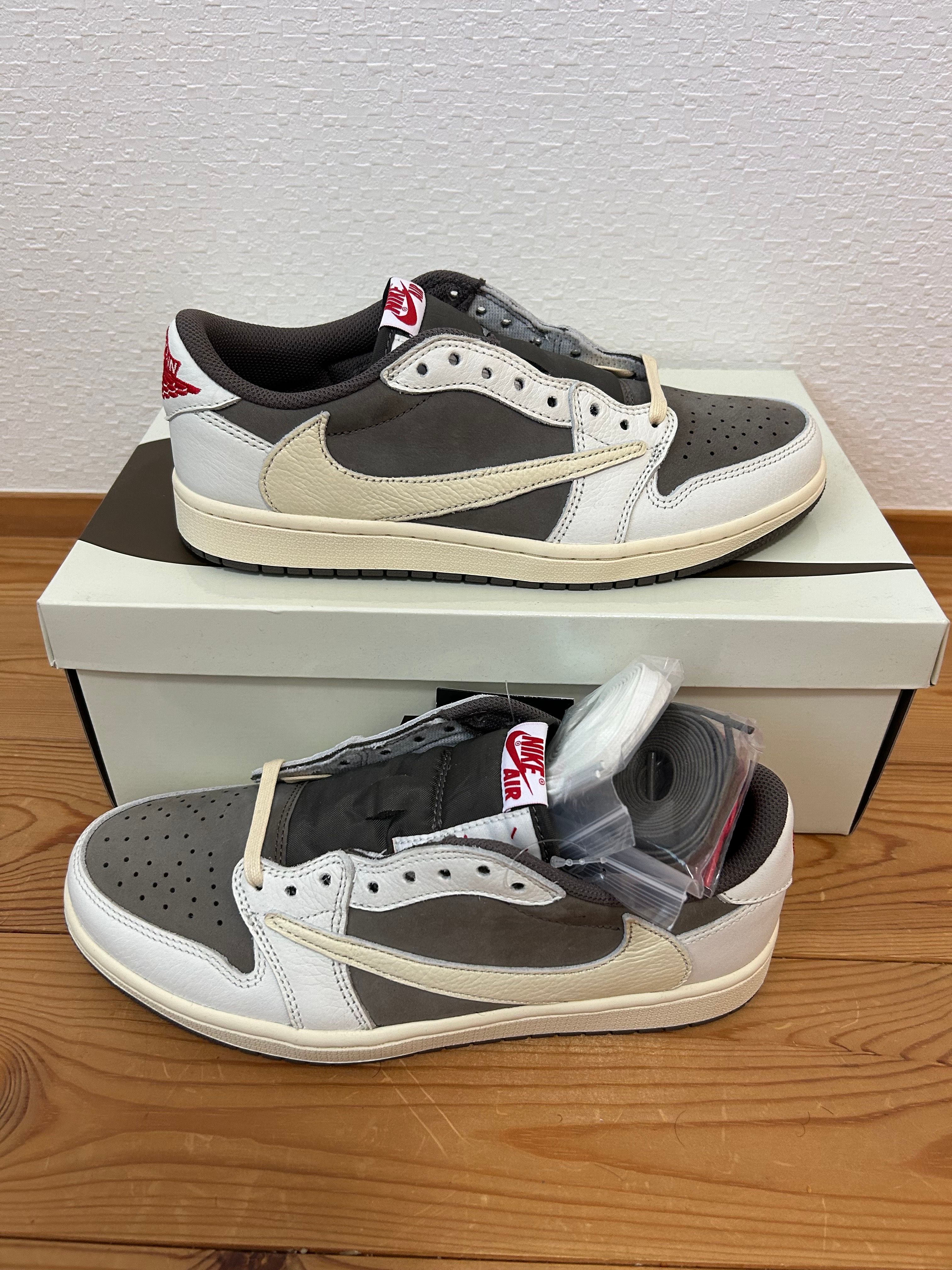 Travis Scott × Nike Air Jordan 1 Low OG SP "Reverse Mocha/Sail and Ridgerock"