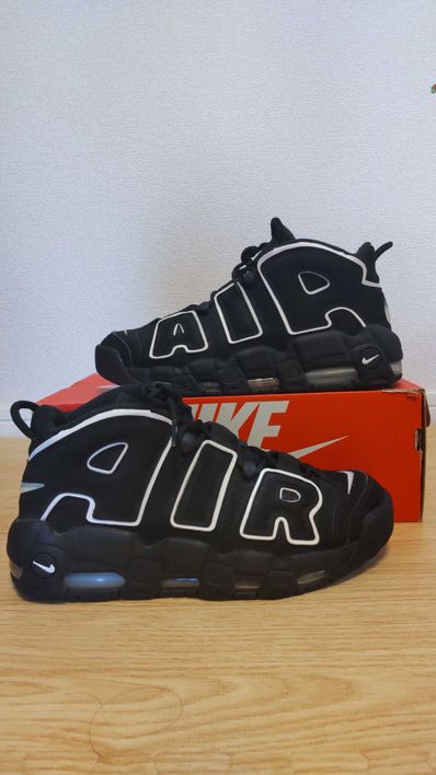 NIKE AIR MORE UPTEMPO "BLACK/WHITE"(2016)