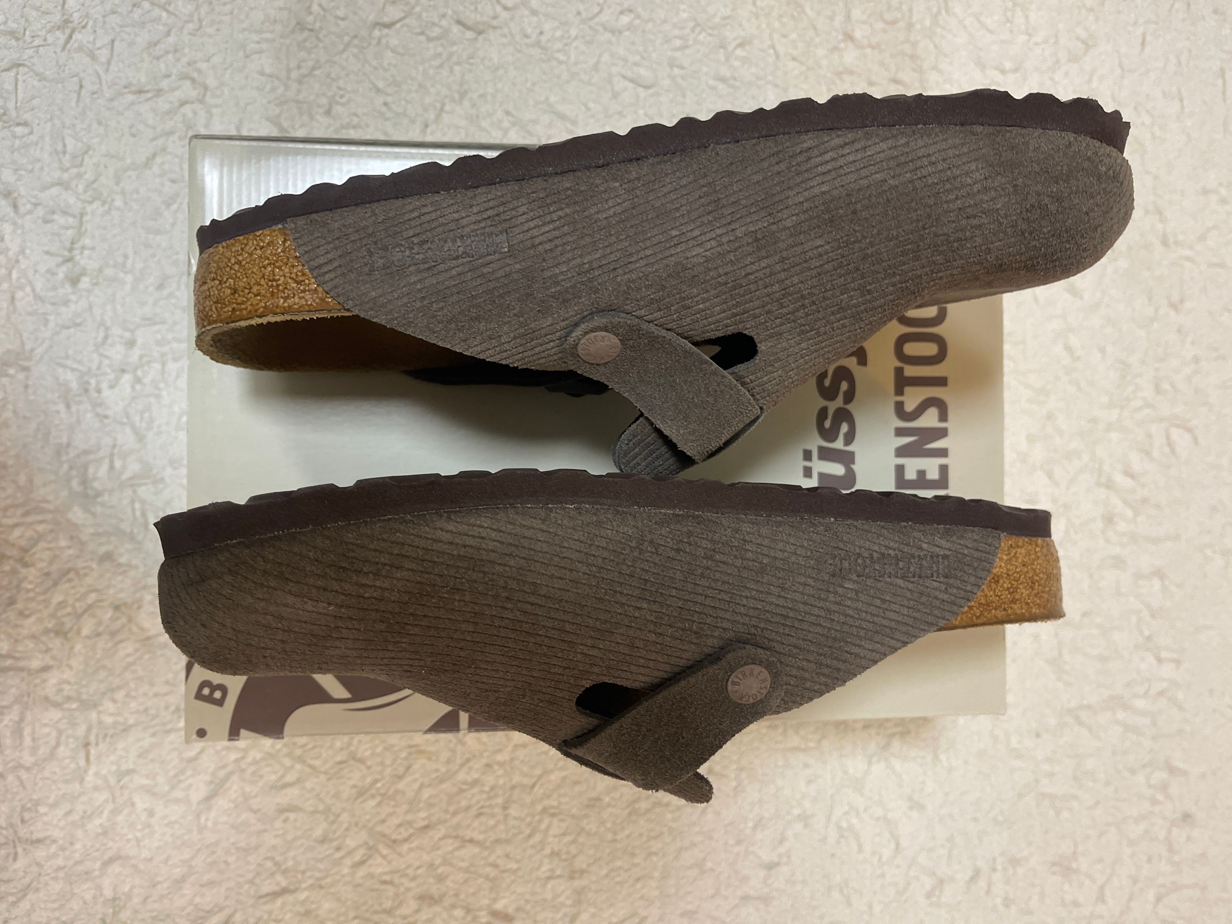 BIRKENSTOCK × Stussy Boston "Anthrcite"