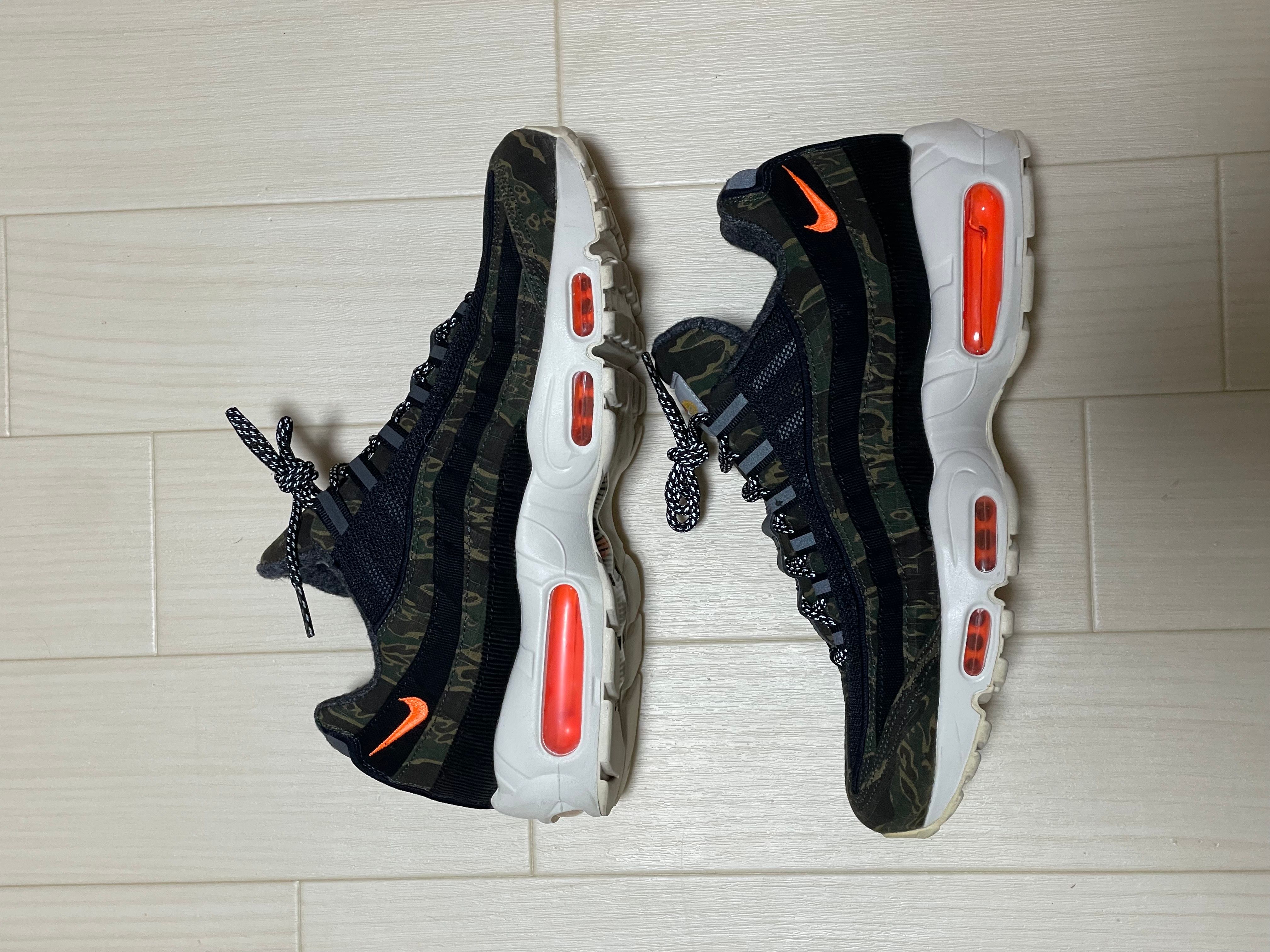 Carharte WIP × Nike Air Max 95 "Black/Sail/Total Orange"
