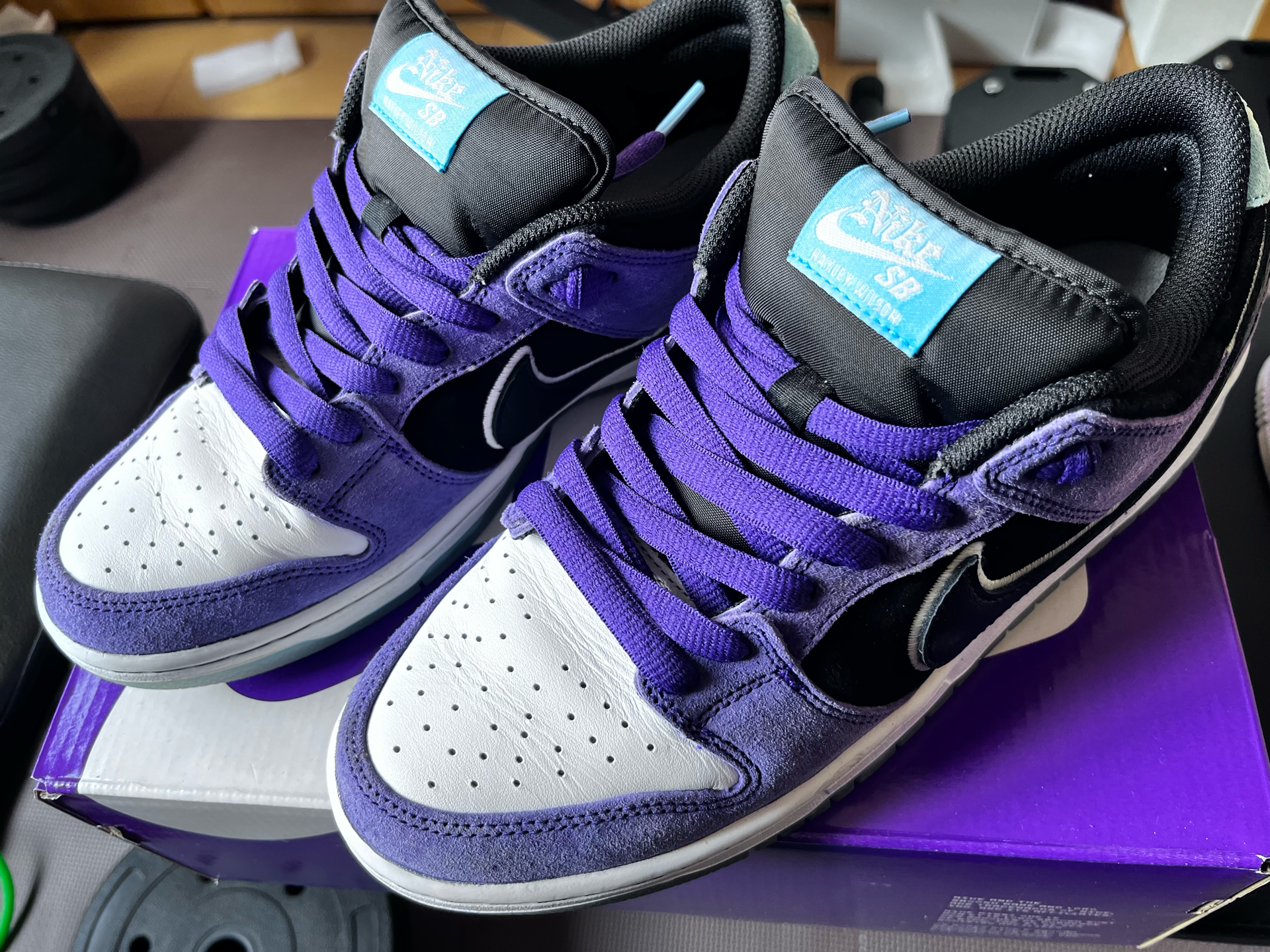 Hayley Wilson × Nike SB Dunk Low Pro "Black and Court Purple"