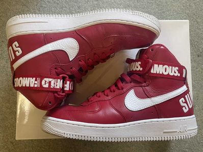 Supreme Nike Air Force 1 High World Famous