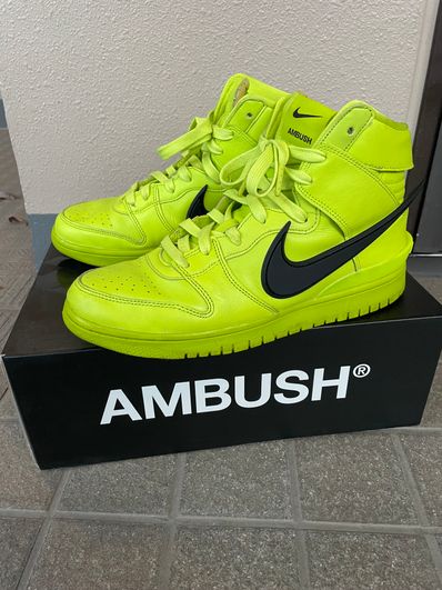 AMBUSH × NIKE DUNK HIGH "FLASH LIME"