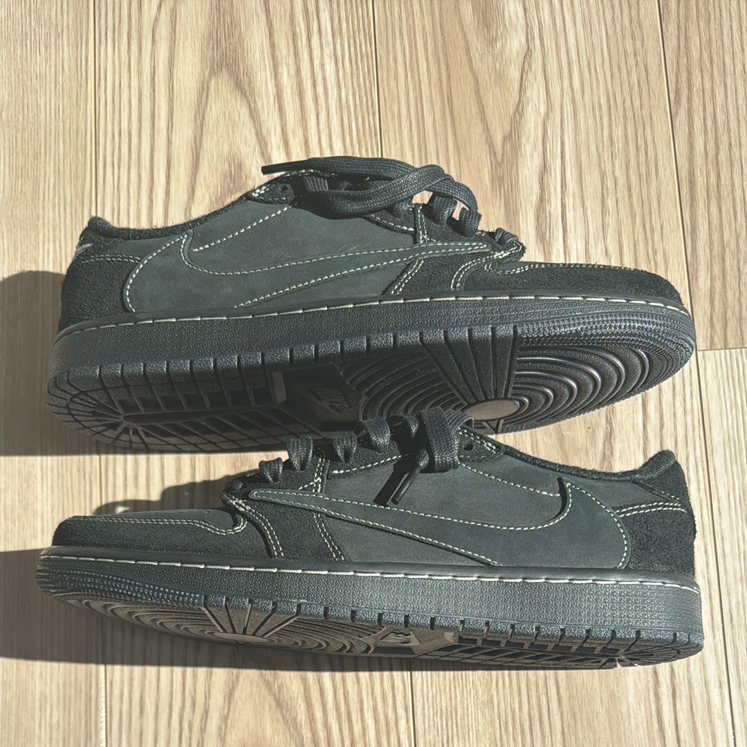 Travis Scott × Nike Air Jordan 1 Low OG SP "Black Phantom"