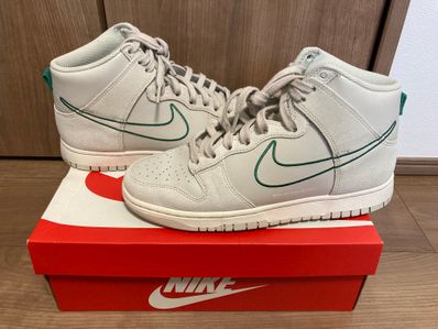Nike Dunk High SE First Use "Light Bone/Green Noise"