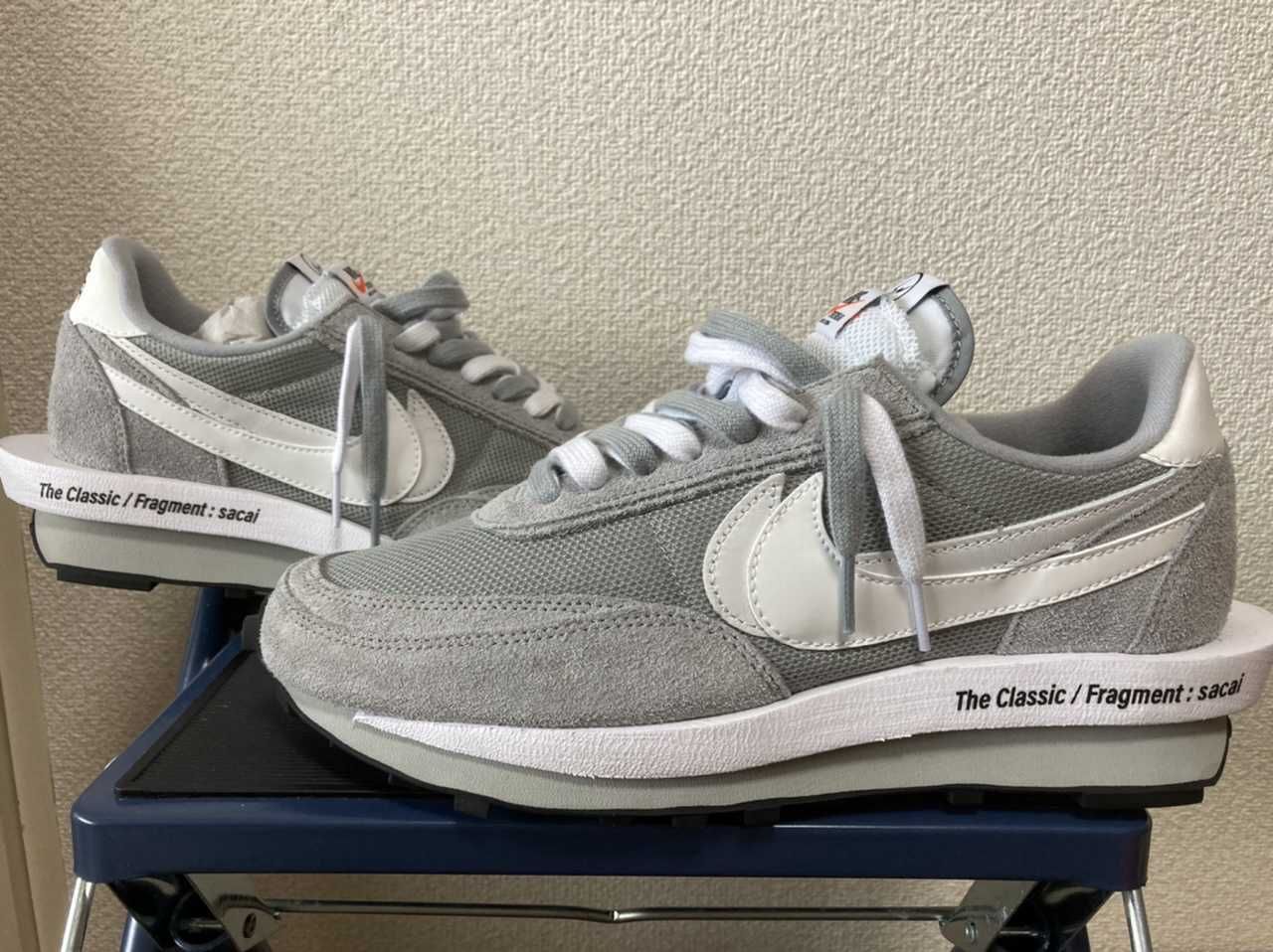 Fragment × sacai × Nike LD Waffle "Light Smoke Grey"