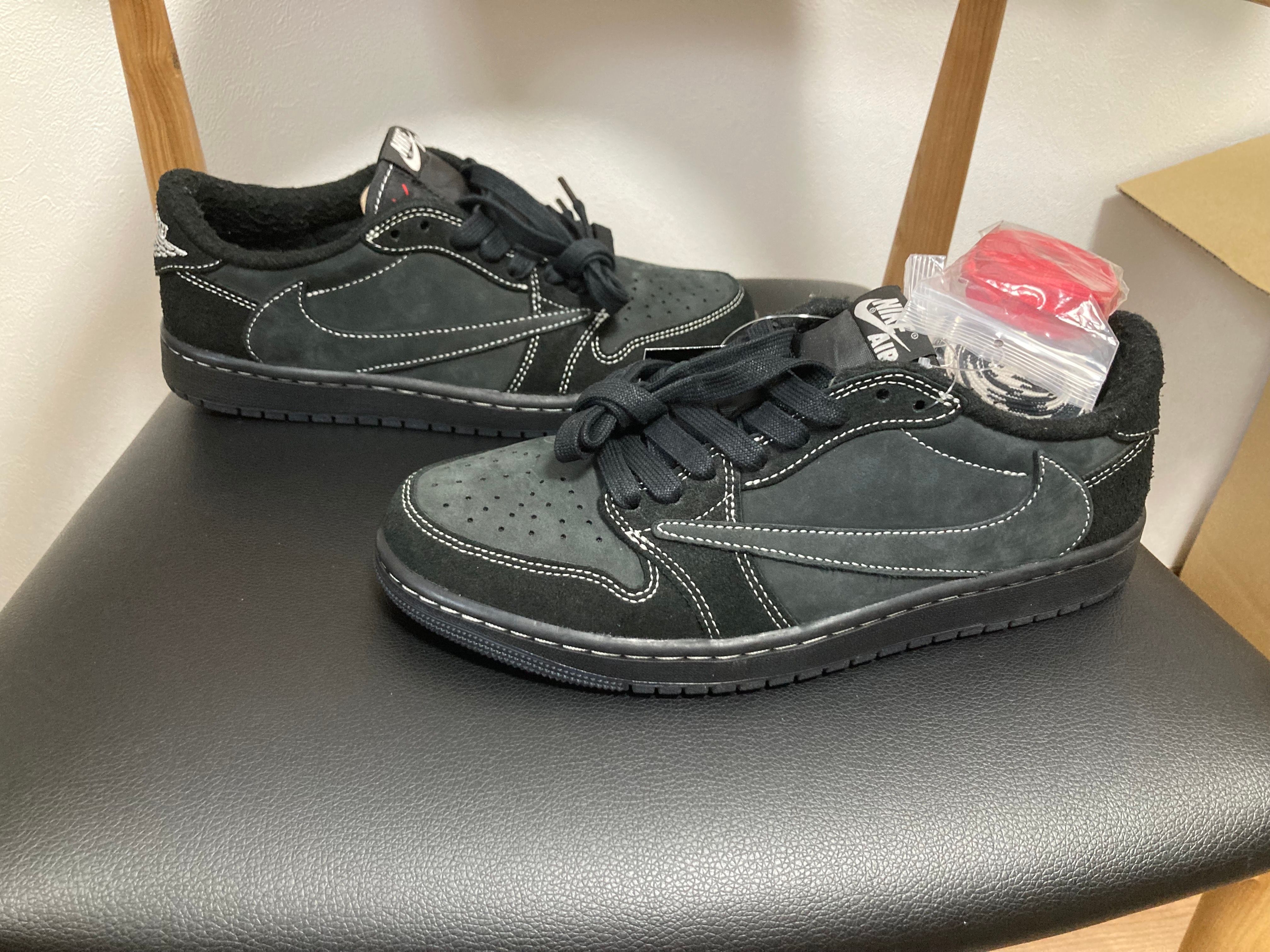 Travis Scott × Nike Air Jordan 1 Low OG SP "Black Phantom"
