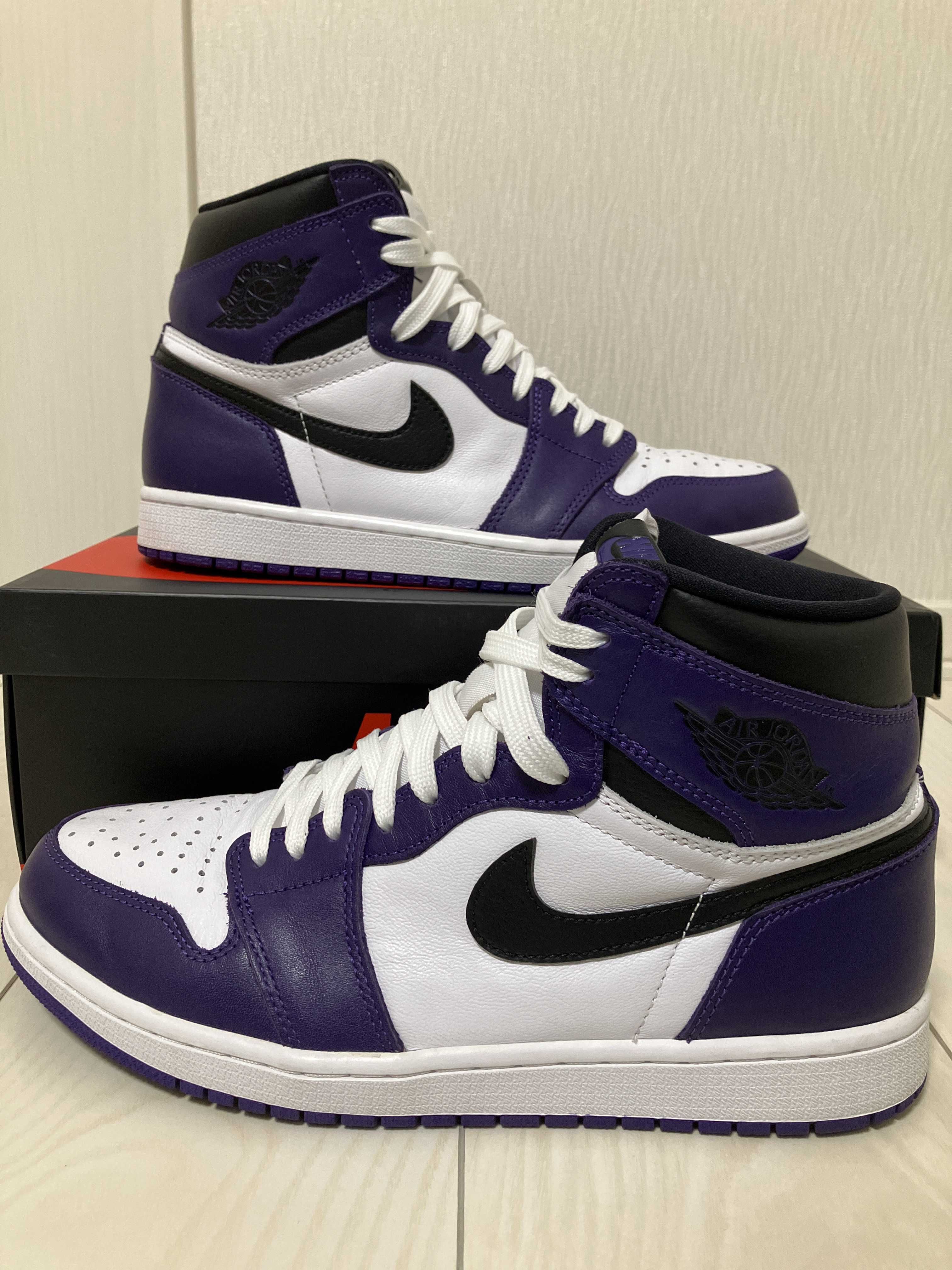 Nike Air Jordan 1 Retro High OG "Court Purple White/Black" (2020)   
