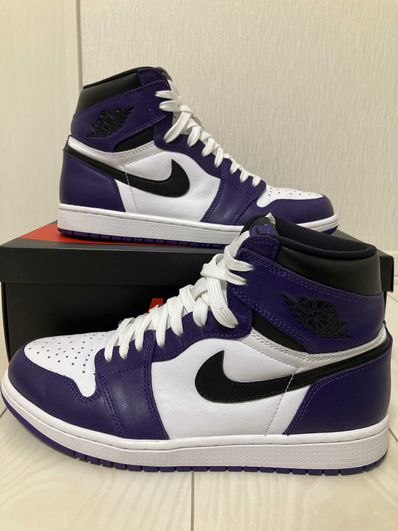 Nike Air Jordan 1 Retro High OG "Court Purple White/Black" (2020)