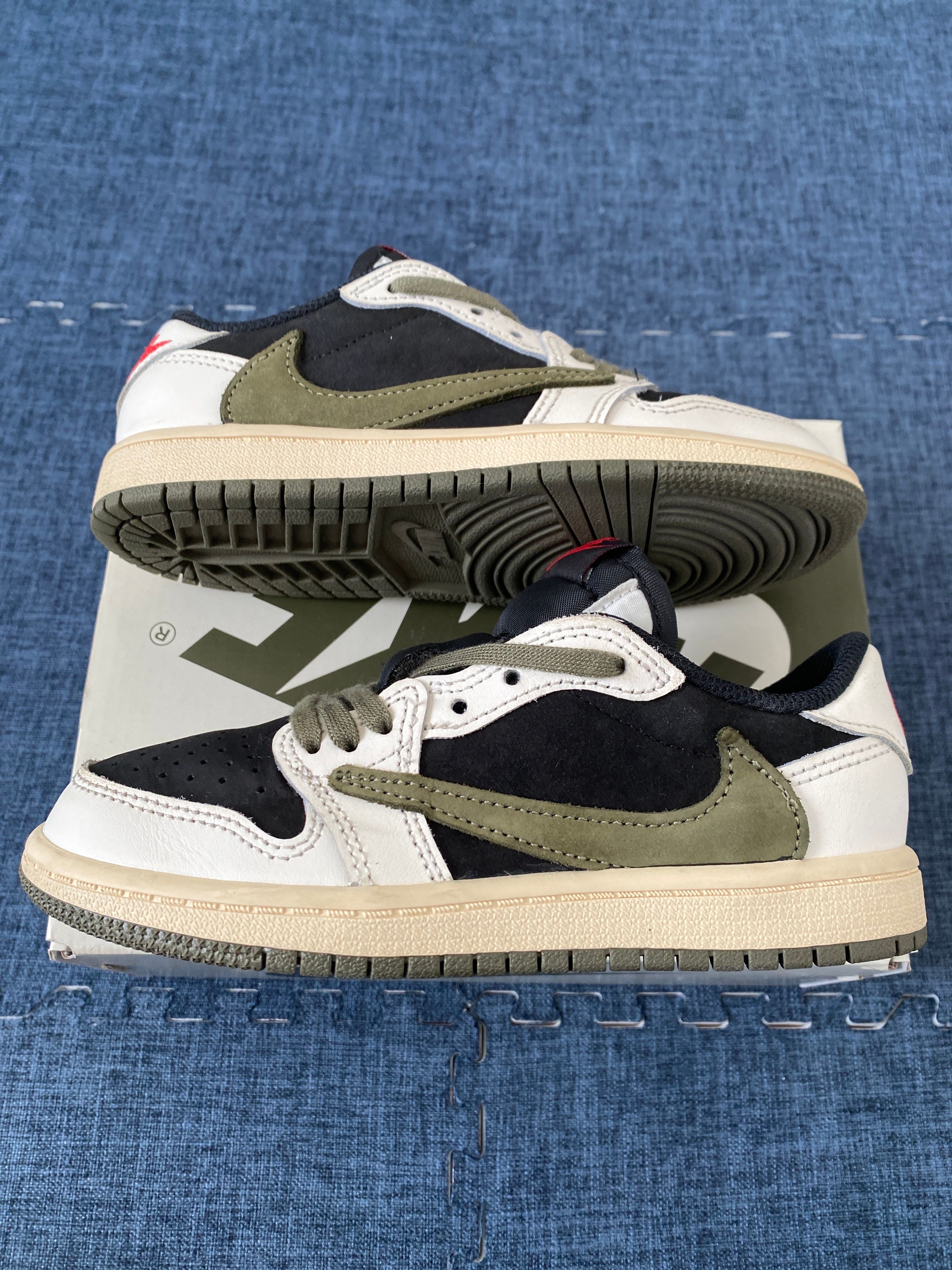 Travis Scott × Nike PS Air Jordan 1 Low OG "Medium Olive"