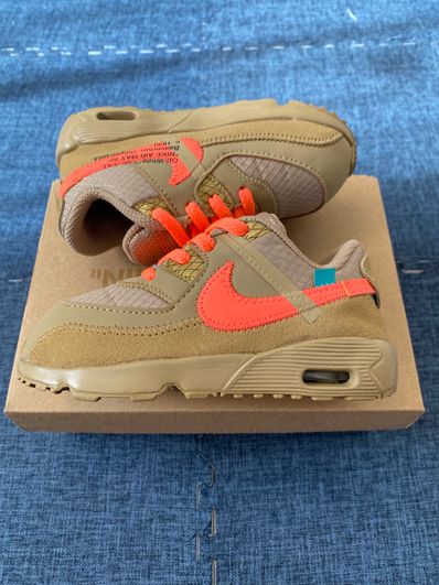 Off-White × Nike TD Air Max 90 "Desert Ore"