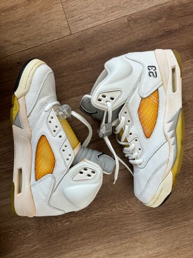 NIKE AIR JORDAN 5 RETRO METALLIC WHITE (2000)