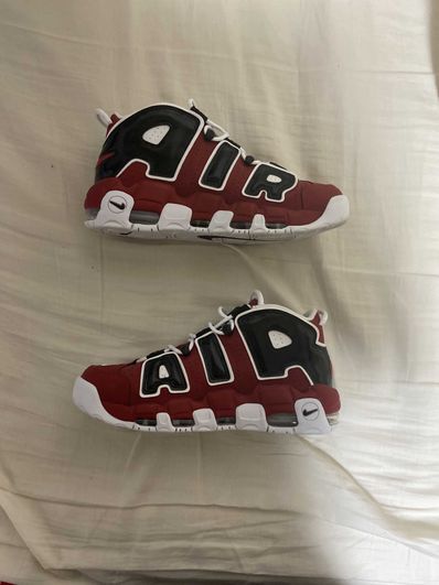 Nike Air More Uptempo ’96 "Black and Varsity Red" (2021)