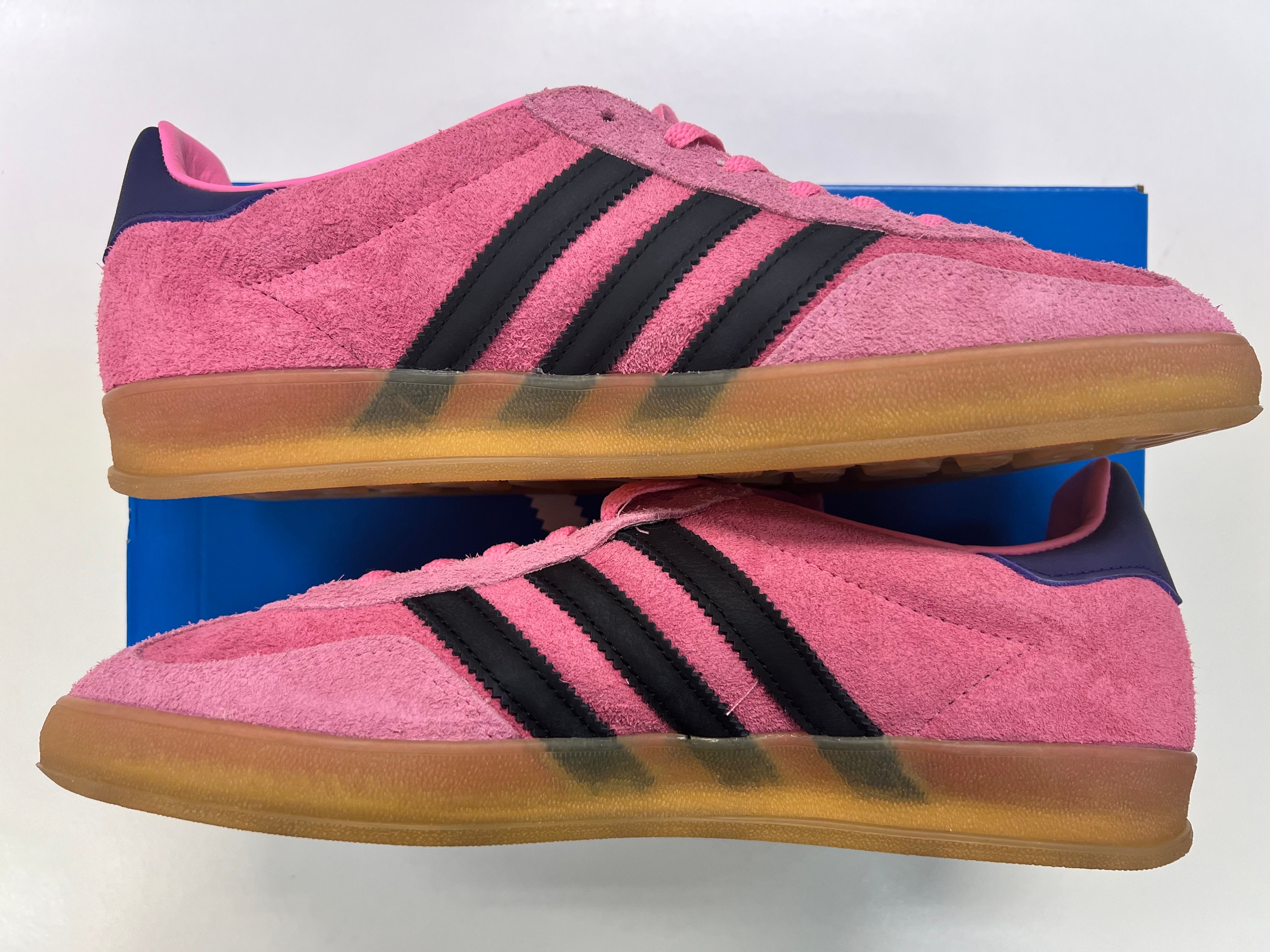 adidas Women's Gazelle Indoor "Bliss Pink/Core Black/Collegiate Purple"