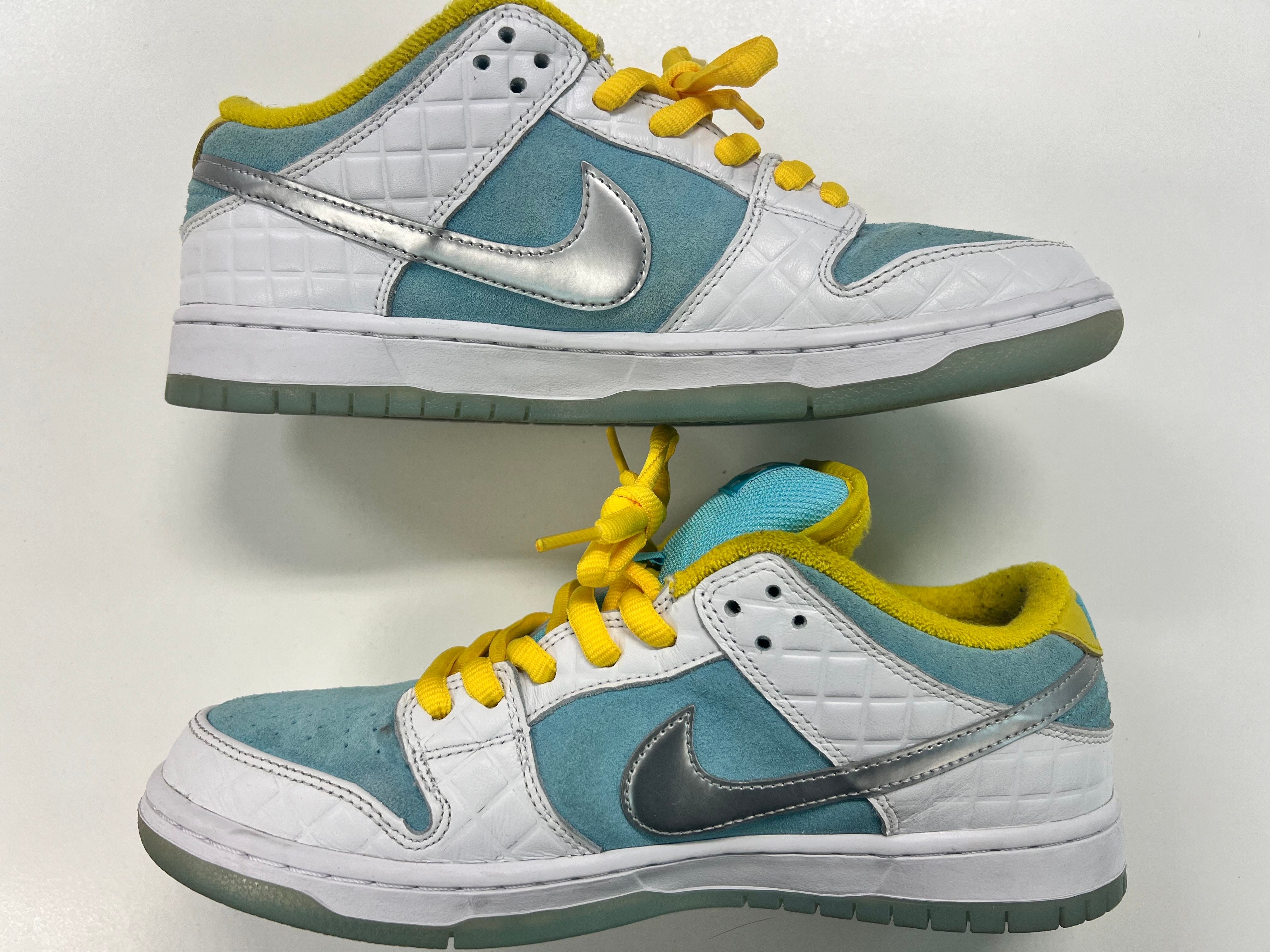 FTC × Nike SB Dunk Low "White/Blue"