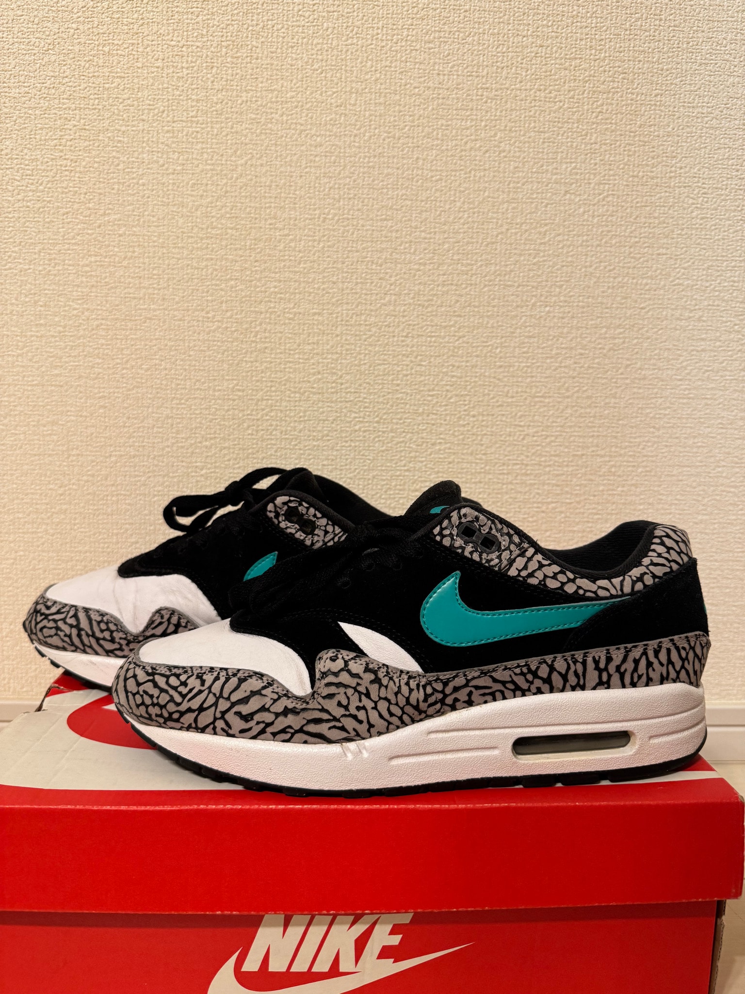 atmos × Nike Air Max 1 PRM Retro "Elephant/Safari" (2017)