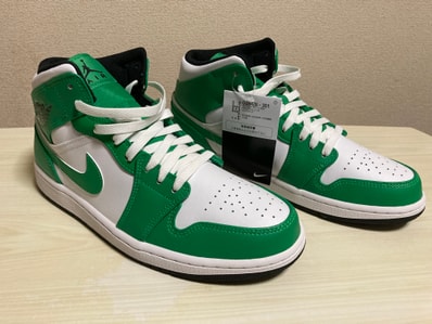 Nike Air Jordan 1 Mid "Lucky Green"