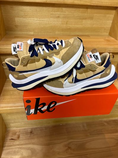 Sacai × Nike Vapor Waffle "Sesame And Blue Void"