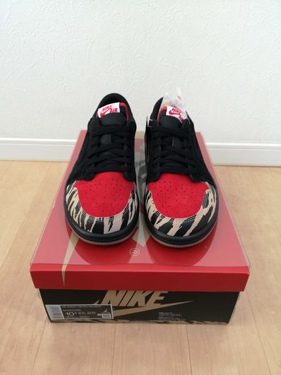 Sole Fly × Nike Air Jordan 1 Low "Black and Sport Red"